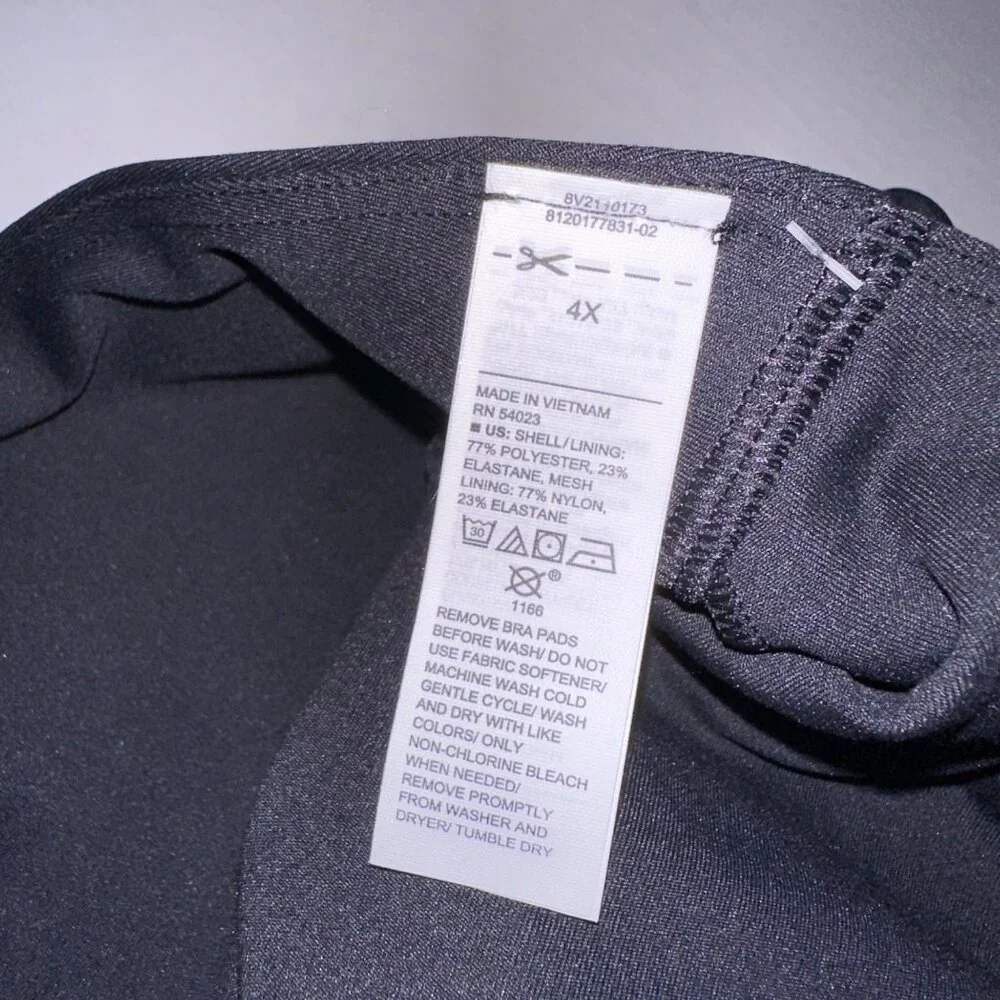 Old Navy Active Powersoft Light Support Go Dry Adjustable Strap Bra Womens 4X - Picture 6 of 10